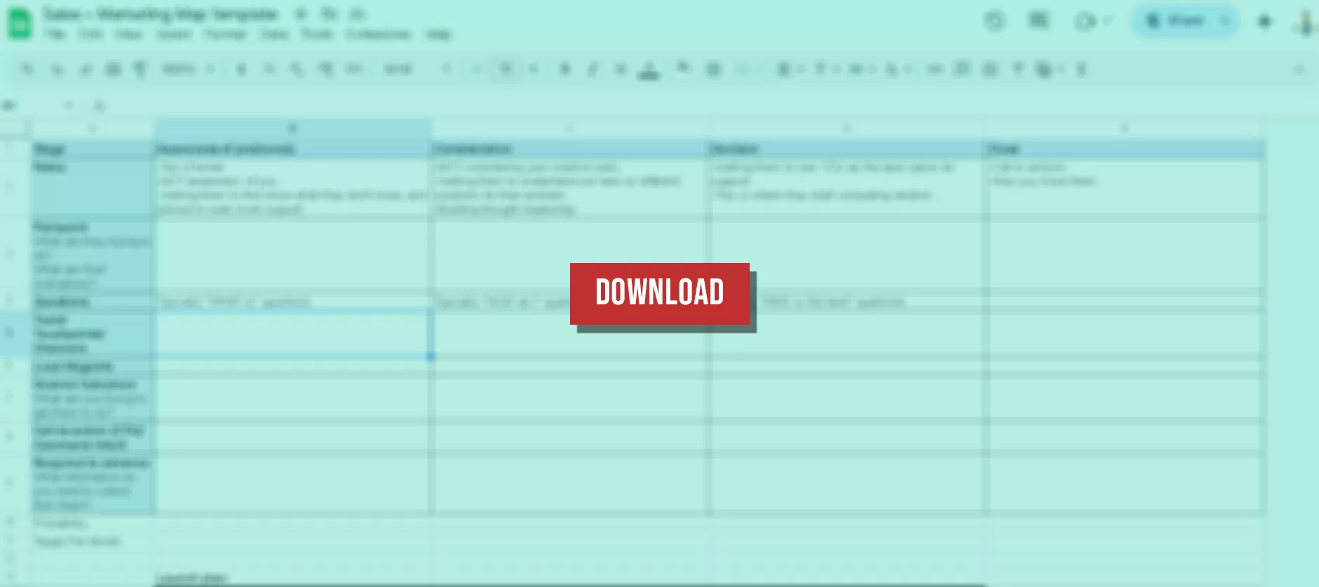 Sales + Marketing Map Template